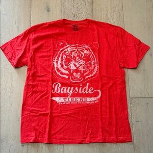 Bayside Tigers Red Graphic Tee - Men’s graphic  Shirt